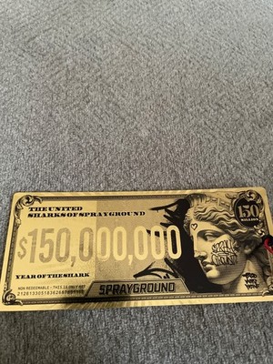 SPRAYGROUND 2019年limited edition ボディバッグ Sprayground Gold Limited Edition Tag 2019 | eBay