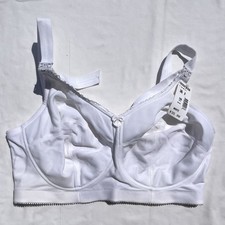 Goddess Revelation Soft Cup Bra 36F White Style 108 Wireless