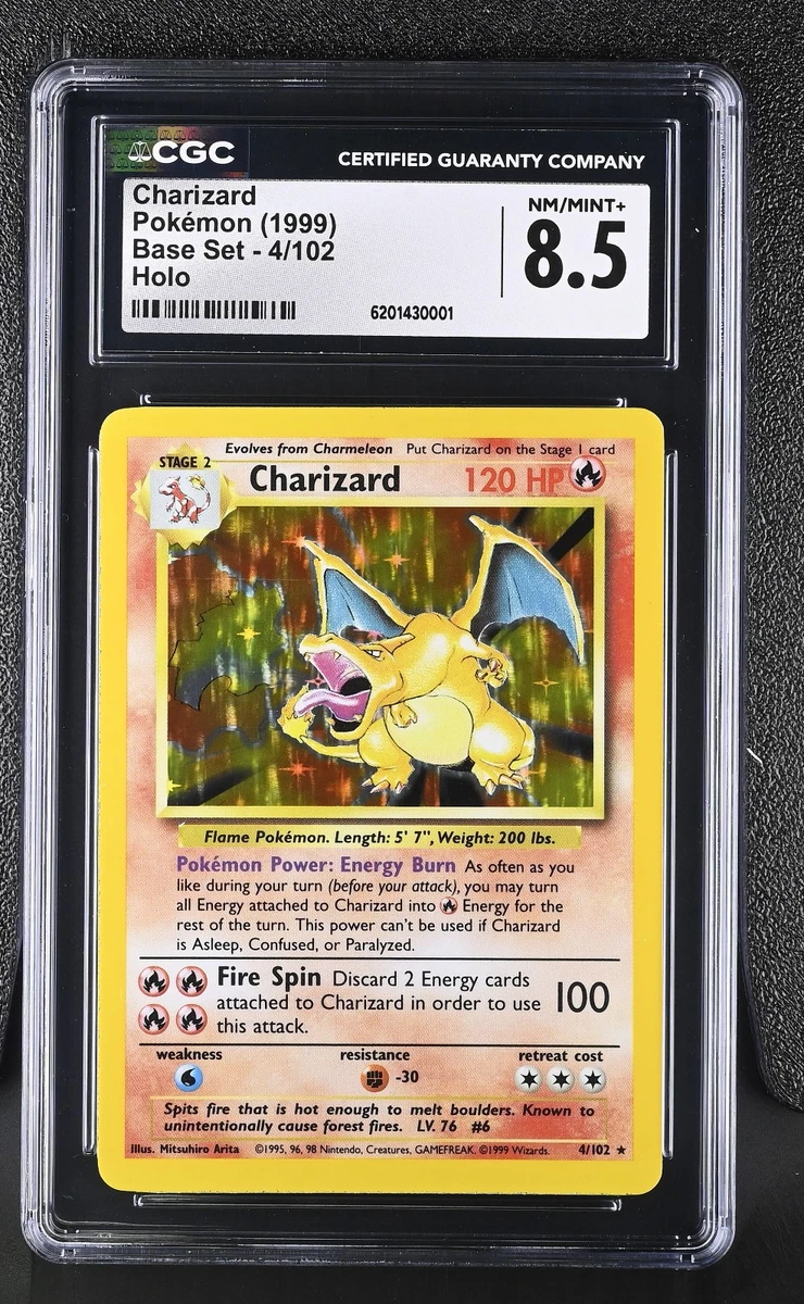Pokémon TCG Base Set 8.5 Graded Individual Collectible Card Game
