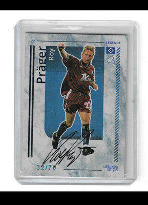 Roy Präger Autogramm LEGENDE ultimate dropz HSV #22 limitiert /70