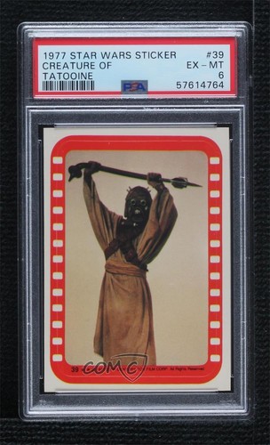 1977 Topps Star Wars Stickers #39 Creature of Tatooine