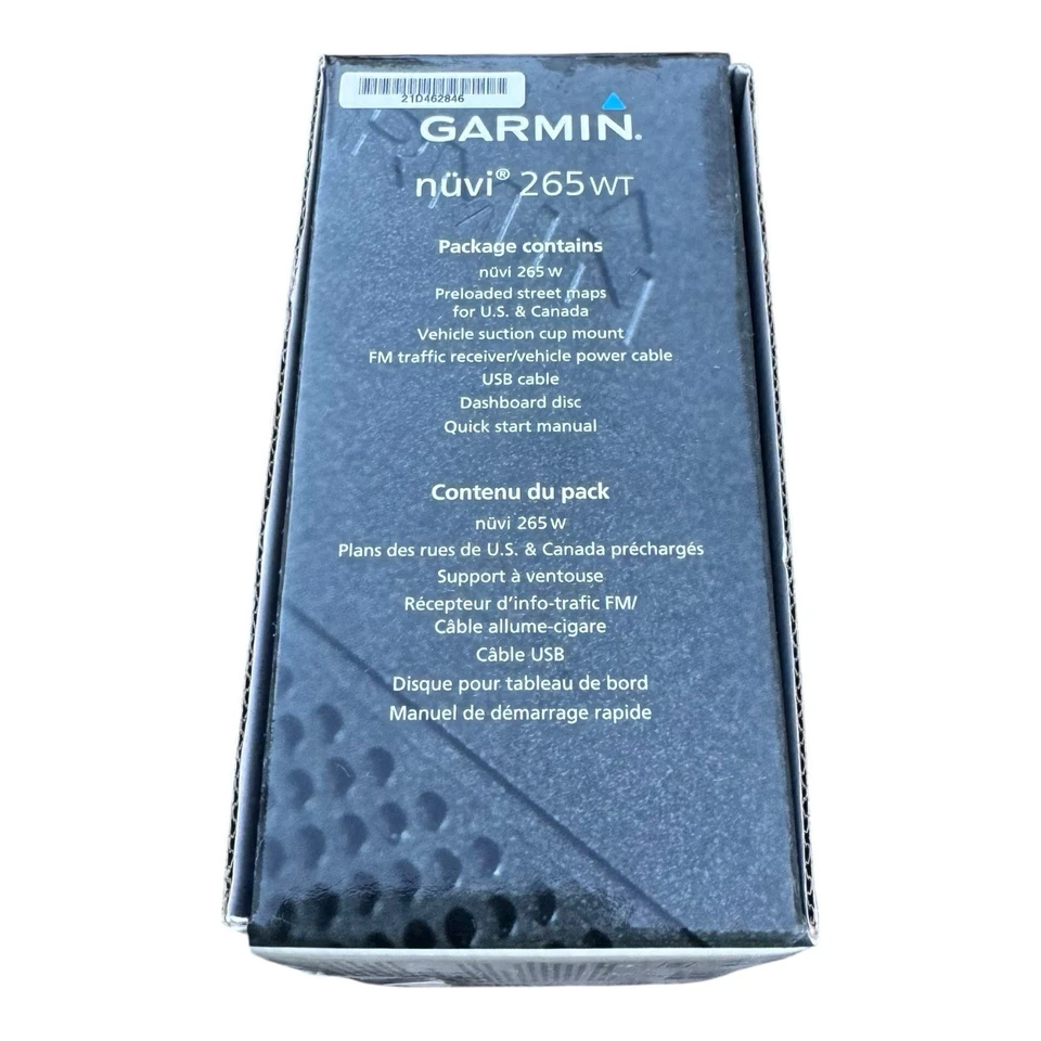 Garmin Nuvi 265w GPS Navigation System in original box (USED) - Image 2 of 4