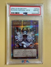 Yu-Gi-Oh PSA10 Blazing Cartesia The Virtuous CF01-JPS04 Collector's Japanese