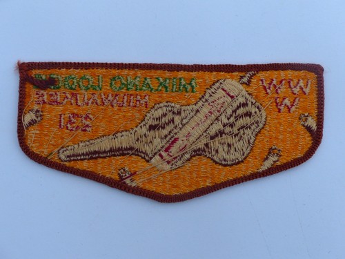 Vintage Unused Lodge 231 Mikano Order of the Arrow Boy Scout Flap WWW Milwaukee - Picture 2 of 2