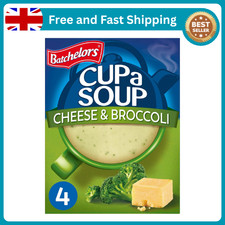 Cup a Soup Cheese & Broccoli Instant Soup, 4 Sachets Per 92 g (Pack of 1)