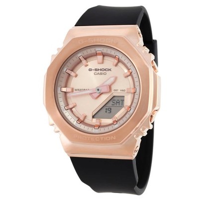 Casio G-Shock GM-S2110PG-1A4 Ladies Analog-Digital Quartz Watch Alarm World Time