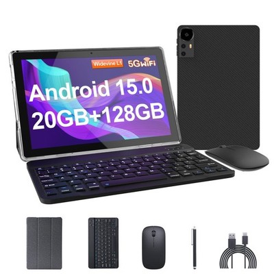 Tablet 10.1Inch Android 15.0, RAM 20GB(4+16Expand)+ROM 128GB, 6000mAh Battery...