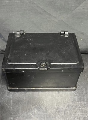 Antique 19th century heavy cast iron/steel stagecoach, Bank, railroad Strongbox