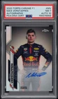 2020 TOPPS CHROME FORMULA 1 #F1A-MV MAX VERSTAPPEN AUTO /52 PSA 7 Auto 10 (AB