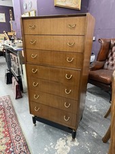 Vintage Mid Century G Plan - E. Gomme Tola Librenza Tallboy Chest Of Drawers