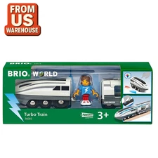 Brio 36003 Turbo Train Battery Operated High Speed Engine with Turbo Boost Light