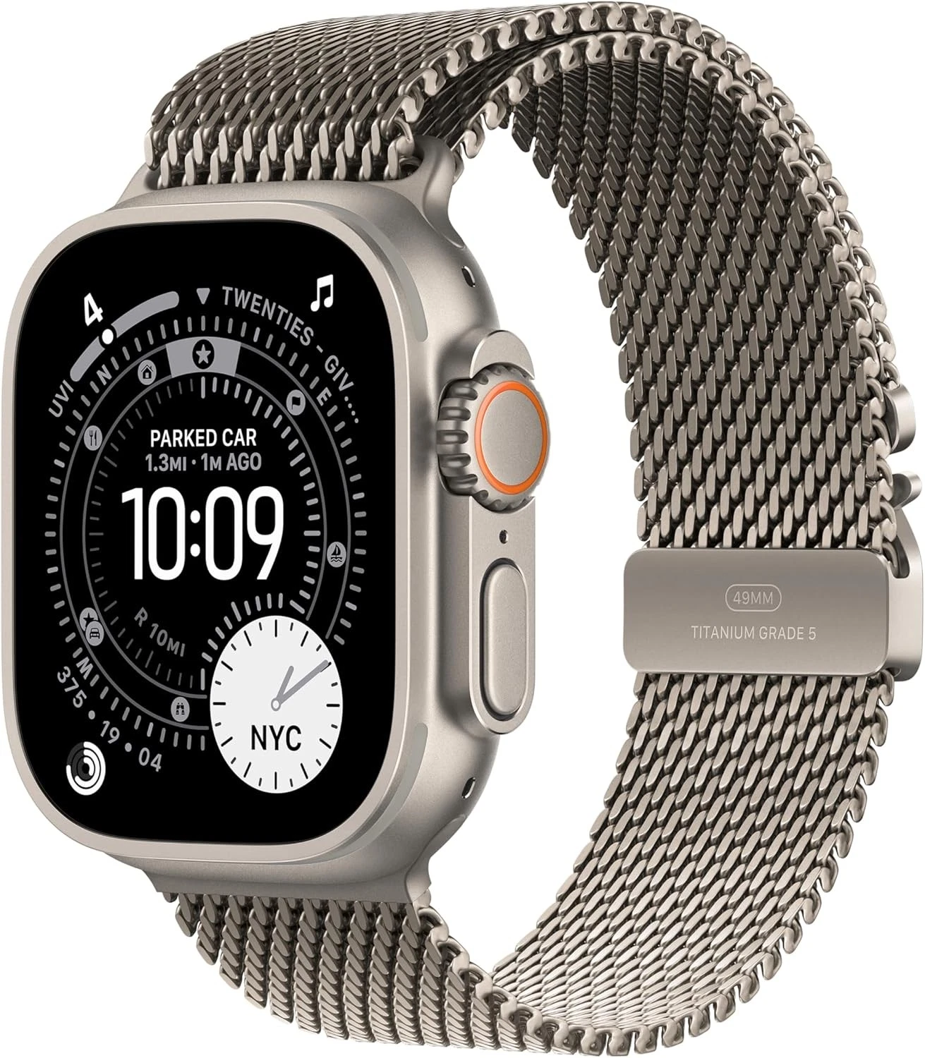 Apple Watch Ultra 3 49mm GPS + Cell Titanium w/ Large Milanese Loop MF0E4LW/A