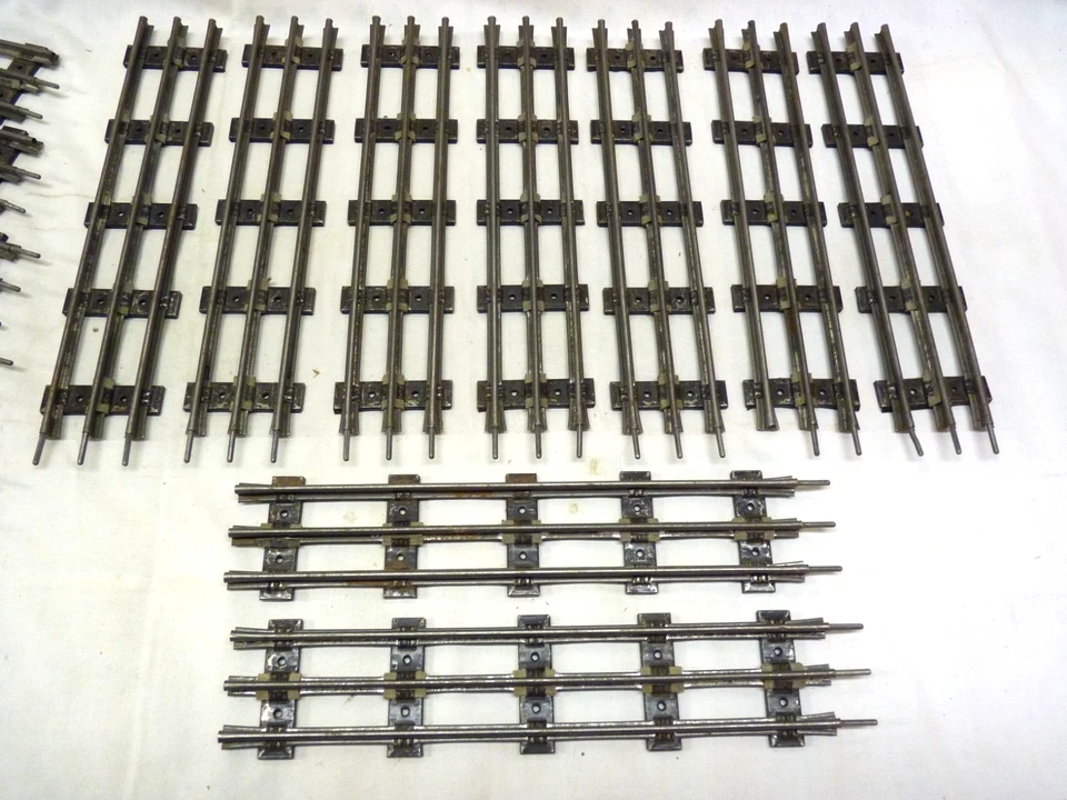 MARX 34" 027 Wide Radius 5 Tie Curves & Straights - Fast Shipping - Image 2 of 4