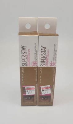 2 PACK MAYBELLINE SUPER STAY FULL COVERAGE EYE CONCEALER 52 WARM OLIVE