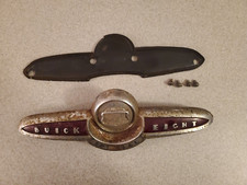Original 1953 Buick Special Eight Metal Trunk Lid Emblem Ornament Hood Badge Original 1953 Buick Special Eight Metal Trunk Lid Emblem Ornament Hood Badge