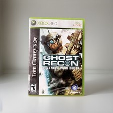 Tom Clancy's Ghost Recon Advanced Warfighter Xbox 360 Game Complete With Manual