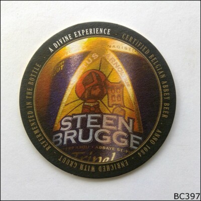 Steen Brugge Belgian Abbey Beer Coaster (B) (B397)
