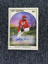 2023 Topps X Bob Ross The Joy of Baseball Auto Alexis Diaz Alexis Díaz #85A Auto