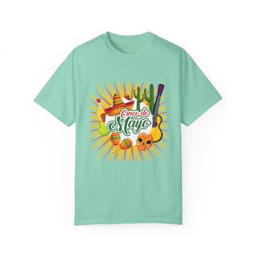 Cinco de Mayo Unisex T-Shirt | Colorful Mexican Fiesta Tee - Picture 78 of 213