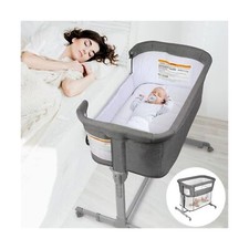 3 in 1 Baby Bassinet, Bedside Sleeper,  Playpen, Easy Folding Portable Crib ...