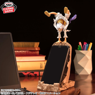 携帯電話本体 Monkey D.Luffy One Piece Monkey D Luffy Gear 5 Figure Pen & Smart phone stand