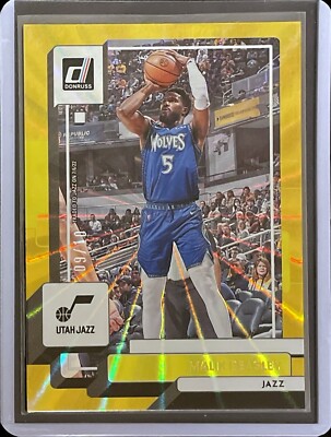 Malik Beasley - 2022-23 Donruss Basketball - Gold - Numbered /10 #193