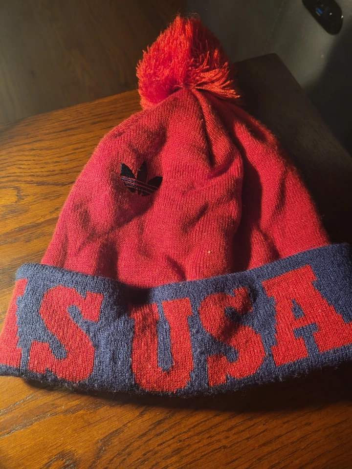 Vintage Adidas Chivas USA Soccer Winter Knit Hat - Image 2 of 2