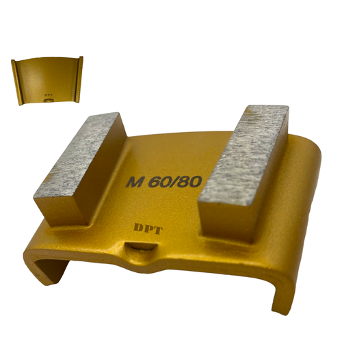 Paquete de 3 discos de molienda para amoladoras de concreto HTC Greyline unión media 60 grano - Imagen 3 de 14