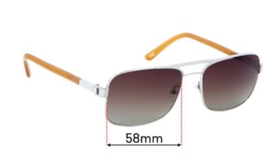 SFx Replacement Sunglass Lenses fits Versace MOD 2127 - 58mm Wide