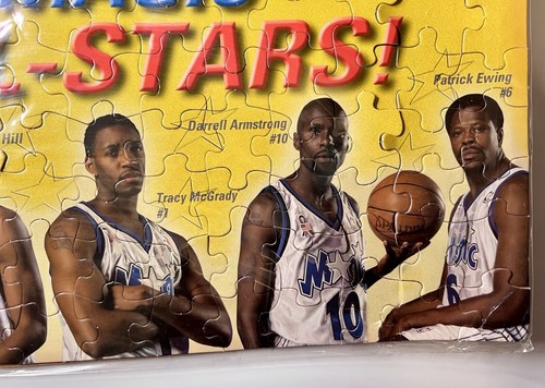 2001-2002 Orlando Magic NBA All-Star Puzzle - Sealed -Grant Hill, McGrady, Ewing - Picture 5 of 8