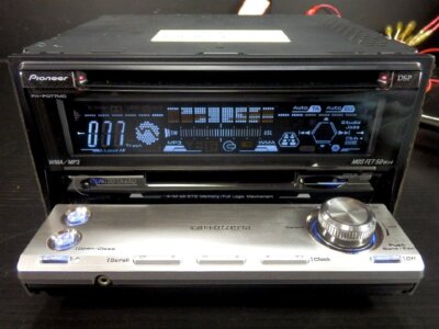 Carrozzeria FH-P077MD 2DIN Radio Deck Car Audio System Working Free shipping