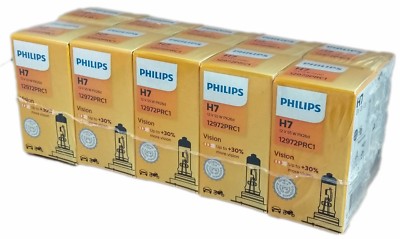 H7 PHILIPS Vision PX26d +30% mehr Licht 10 Stück 12972PRC1