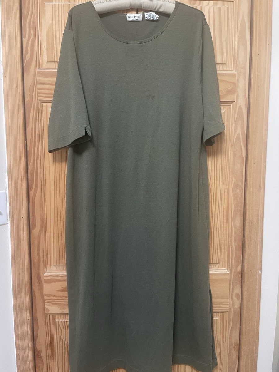 dark green dress what colour shoes Pocket T-shirt Dress- Spanish Olive – THE ADDRESS main image 1
