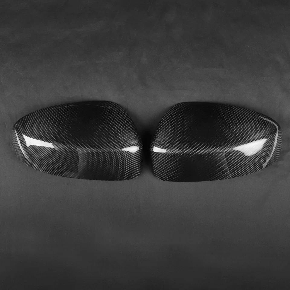 Cubierta de espejo retrovisor lateral de fibra de carbono real 3K para Infiniti FX35 FX37 QX70 EX35 Foto 2 de 4