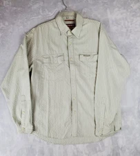 Simms Shirt Mens Large Cor3 Fishing Green Long Sleeve Plaid Fly Outdoor