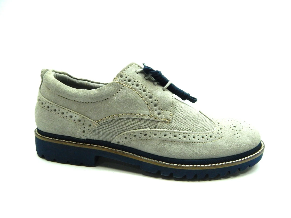 ROCKPORT MARSHALL WINGTIP CH3880 TAN BLUE MEN SHOES SIZE 7.5 eBay