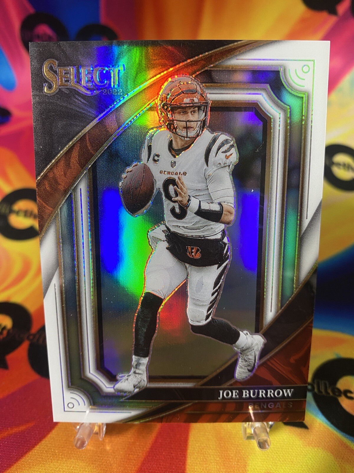 2022 Panini Select Suite Level White Prizm #1/35 First Print! Joe Burrow Bengals