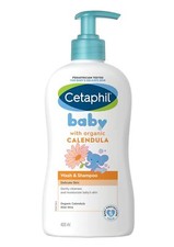 Cetaphil Baby Wash  Shampoo-Gently Cleanses, Moisturise-Organic Calendula 400ml