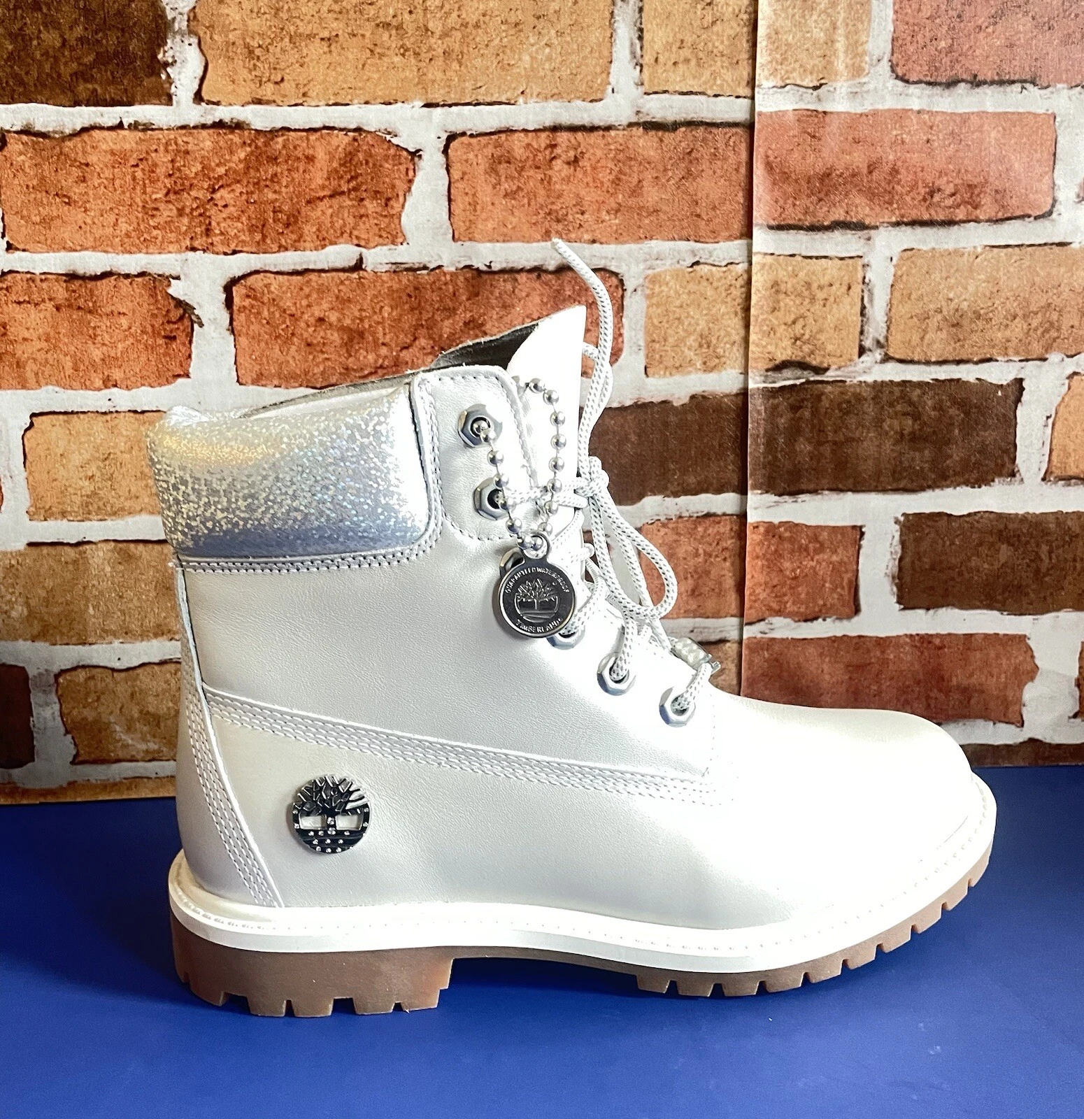 TIMBERLAND STIVALETTO DONNA PREMIUM 6 IN IMPERMEABILE LT GRIGIO PIENO FIORE MISURA:7