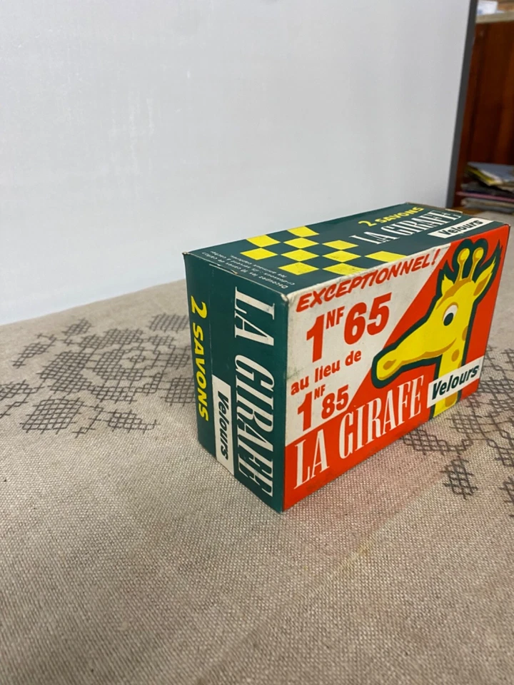 Ancienne boîte à savon la girafe velours avec boîte d’origine très sympathique - Photo 3/4