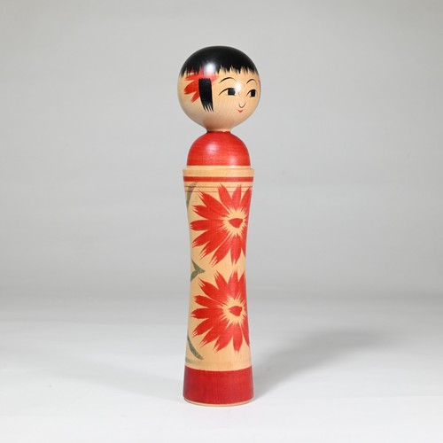 Master IZU MAMORU Kokeshi Naruko Ginzan School, firmato, Giappone 1986 - misura 9,7" - Foto 9 di 21