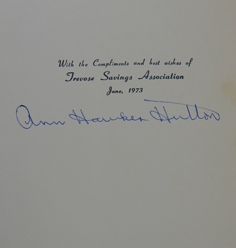 YEAR AND SPIRIT OF '76 SIGNED ANN HAWKES HUTTON HC/DJ 1972 - Picture 2 of 6