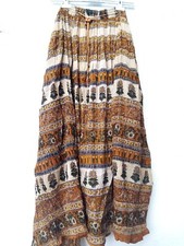 🌴 Rock boho hippie hipster Midi gr. One Size Indisch Vintage Bali Ibiza Vintage