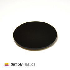 Perspex� Laser Cut Black 962 Acrylic Plastic Disc / Various Imperial Diameters