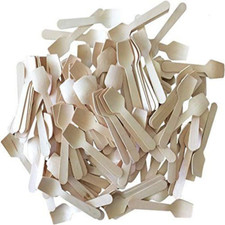 Bulk Mini Wooden Spoons -Eco Friendly Disposable Biodegradable - 3.75 Inches...