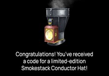 Roblox toy code Smokestack Conducter (SENT FAST THRGH EBAY MSGS)