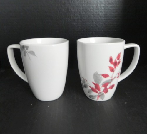 Set of 2 Mugs KYOTO LEAVES by CORELLE/ CORNING