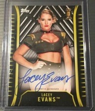 2018 Lacey Evans Topps WWE NXT Authentic A-LE  Autographed Card Auto Signed