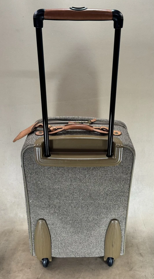 Hartmann Tweed & Belting Leather 22" Upright Wheeled Carry On Exp Suitcase - Image 4 of 4