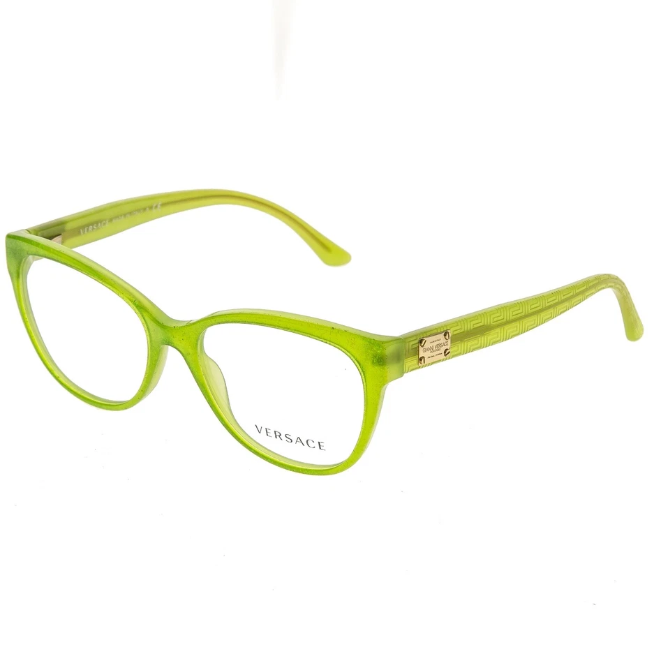Gafas ópticas Versace Couture verde lima brillo Greco VE3193 3193 52 mm Foto 4 de 4